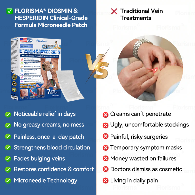 𝑯𝒊𝒗𝒂𝒕𝒂𝒍𝒐𝒔 𝒃𝒐𝒍𝒕 | 🛡️ FLORISMA® Diosmin & Hesperidin klinikai minőségű mikrotűs tapasz ✨ Fejlett gyógynövény-keverék: célzottan pókerekre a nehéz, fáradt lábak enyhítésére