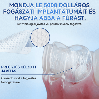 🦷𝐆𝐥𝐢𝐦𝐦𝐞𝐫𝐥𝐲® Tideglusib Fog & íny Javító mikrotűs tapasz | Fejlett őssejt-aktiváló fogcsíkok (újjáépíti a fogzománcot és a dentint • erősíti az ínyt • megszünteti a fogkövet és a szagokat • megállítja a fogérzékenységet)