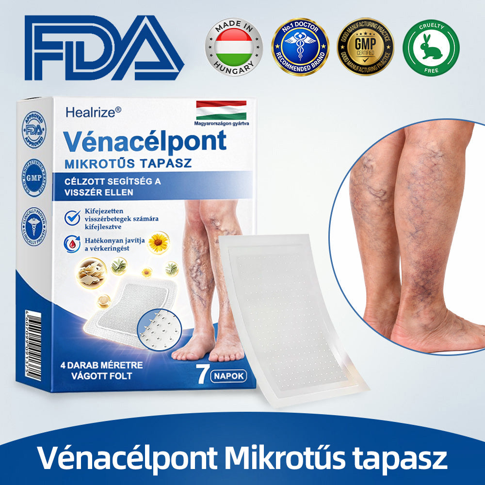 ✅𝐇𝐞𝐚𝐥𝐫𝐢𝐳𝐞® VeinTarget mikrotűs tapasz🍀Azonnali enyhülés hosszú távú eredmények