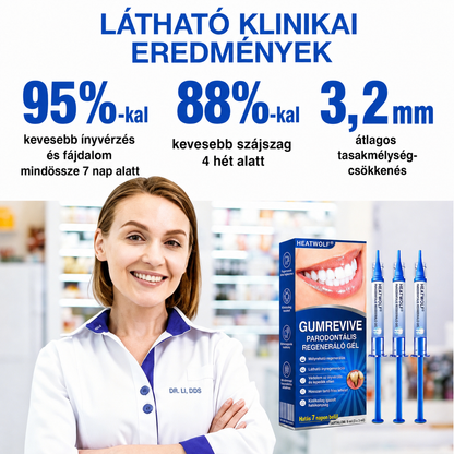 👨‍⚕️✅🦷 HEATWOLF® GumRevive – Parodontális helyreállító gél💞