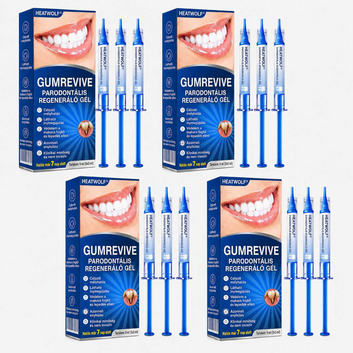 👨‍⚕️✅🦷 HEATWOLF® GumRevive – Parodontális helyreállító gél💞