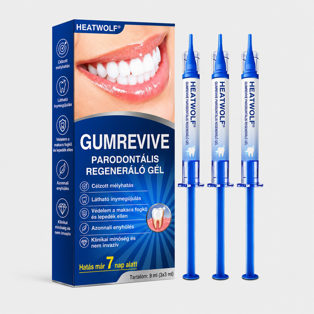 👨‍⚕️✅🦷 HEATWOLF® GumRevive – Parodontális helyreállító gél💞