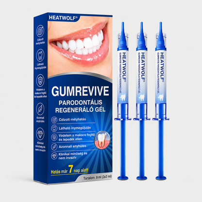 👨‍⚕️✅🦷 HEATWOLF® GumRevive – Parodontális helyreállító gél💞