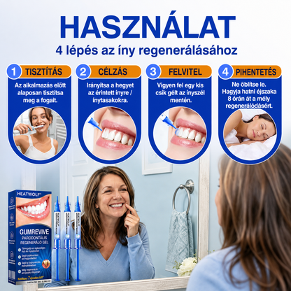 👨‍⚕️✅🦷 HEATWOLF® GumRevive – Parodontális helyreállító gél💞