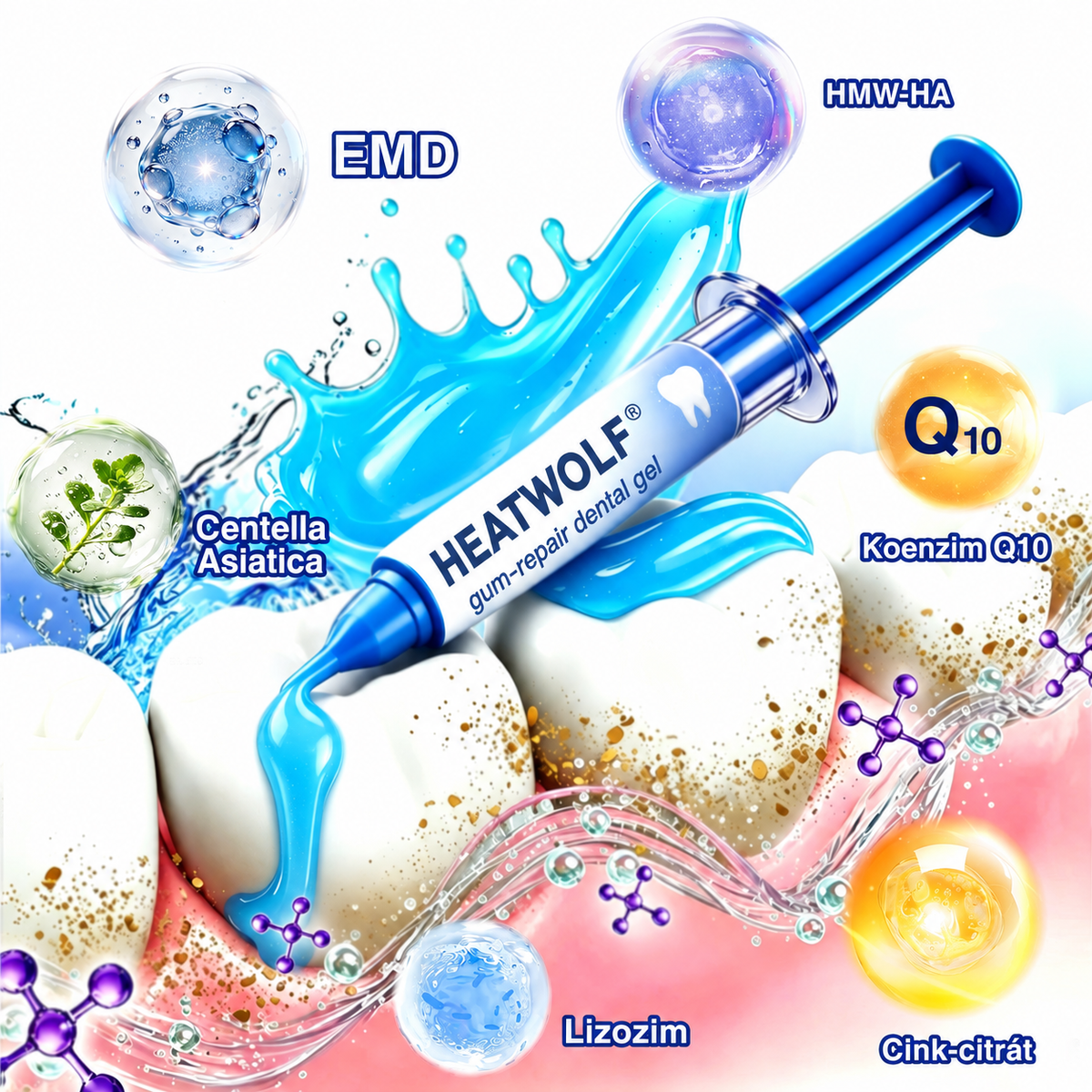 👨‍⚕️✅🦷 HEATWOLF® GumRevive – Parodontális helyreállító gél💞