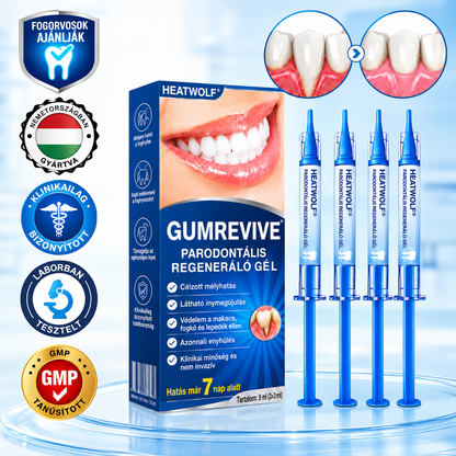 👨‍⚕️✅🦷 HEATWOLF® GumRevive – Parodontális helyreállító gél💞